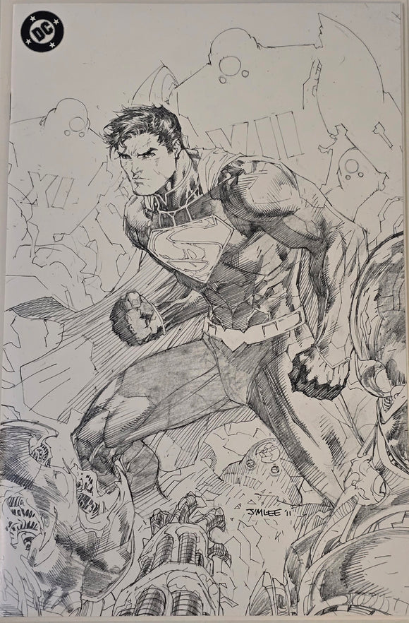 ACTION COMICS #1 JIM LEE SKETCH NYCC 2025 EXCLUSIVE LTD 500 COPIES