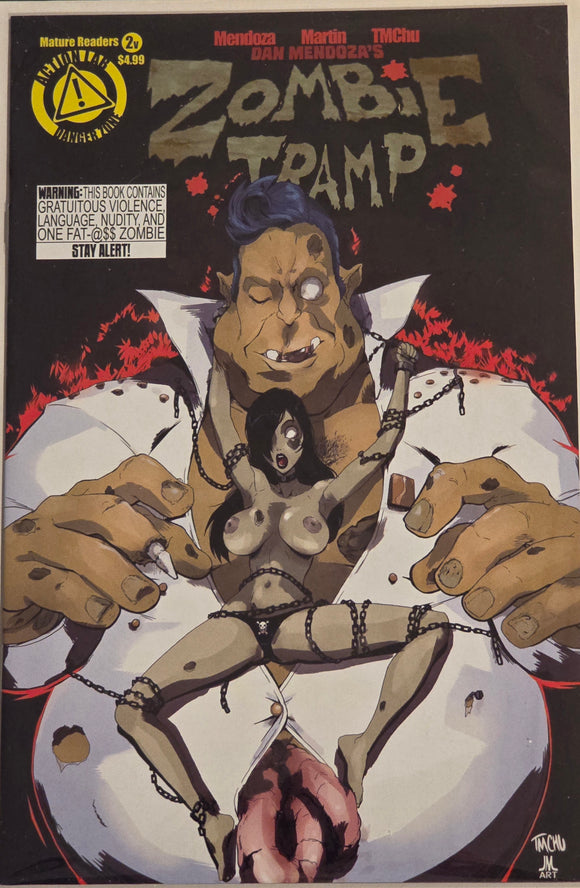 ZOMBIE TRAMP # 2 RISQUE VARIANT FIRST PRINT SERIES 4 TMChu NM-