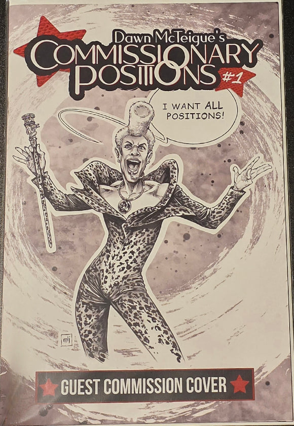 DAWN MCTEIGUE'S COMMISSIONARY POSITIONS #1 NYCC 2025 EXCLUSIVE MIKE KROME LTD 100