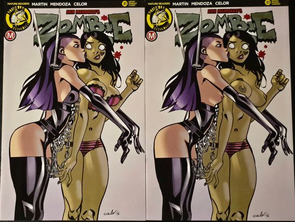 ZOMBIE TRAMP #31 CELOR NICE & RISQUE SET