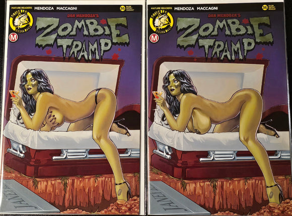 ZOMBIE TRAMP #36 ANDREW HERMAN VARIANTS