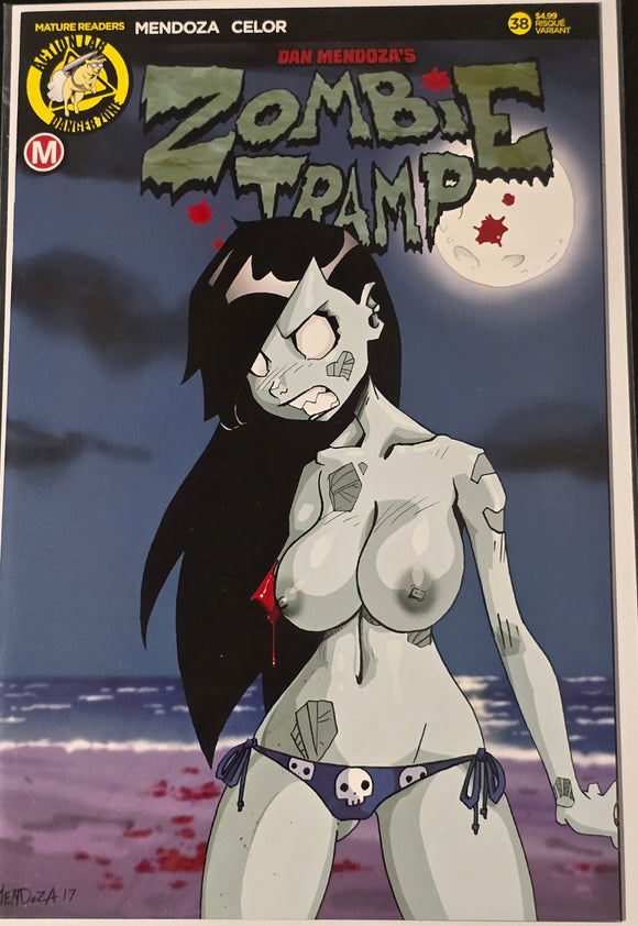 ZOMBIE TRAMP #38 RISQUE VARIANT DAN MENDOZA