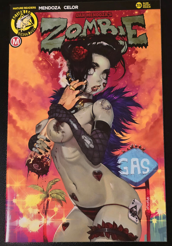 ZOMBIE TRAMP #39 RISQUE VARIANT HECTOR SEVILLA NM-/VF+