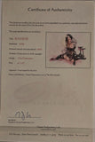 8X10 SIGNED OLIVIA DE BERARDNIS "SIAMESE" GICLEE PRINT W/ COA