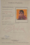 8X10 SIGNED OLIVIA DE BERARDNIS "JOSEPHINE'S EARRINGS" GICLEE PRINT W/ COA