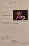 8X10 SIGNED OLIVIA DE BERARDNIS "GOOD AND EVIL" GICLEE PRINT W/ COA