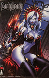 LADY DEATH PIN UPS #1 DAWN MCTEIGUE HQ SHIMMER EDITION LTD 99 COPIES