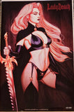 LADY DEATH CYBERNETIC DECIMATION #1 ULTIMATE EDITION MATCHING NUMBERED OF 2 JENNY FRISON LTD 45/90