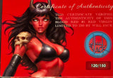 DIE! NAMITE BLOOD RED #5 PURGATORI WILL JACK LTD 150 W/ COA 9.8 CGC SS