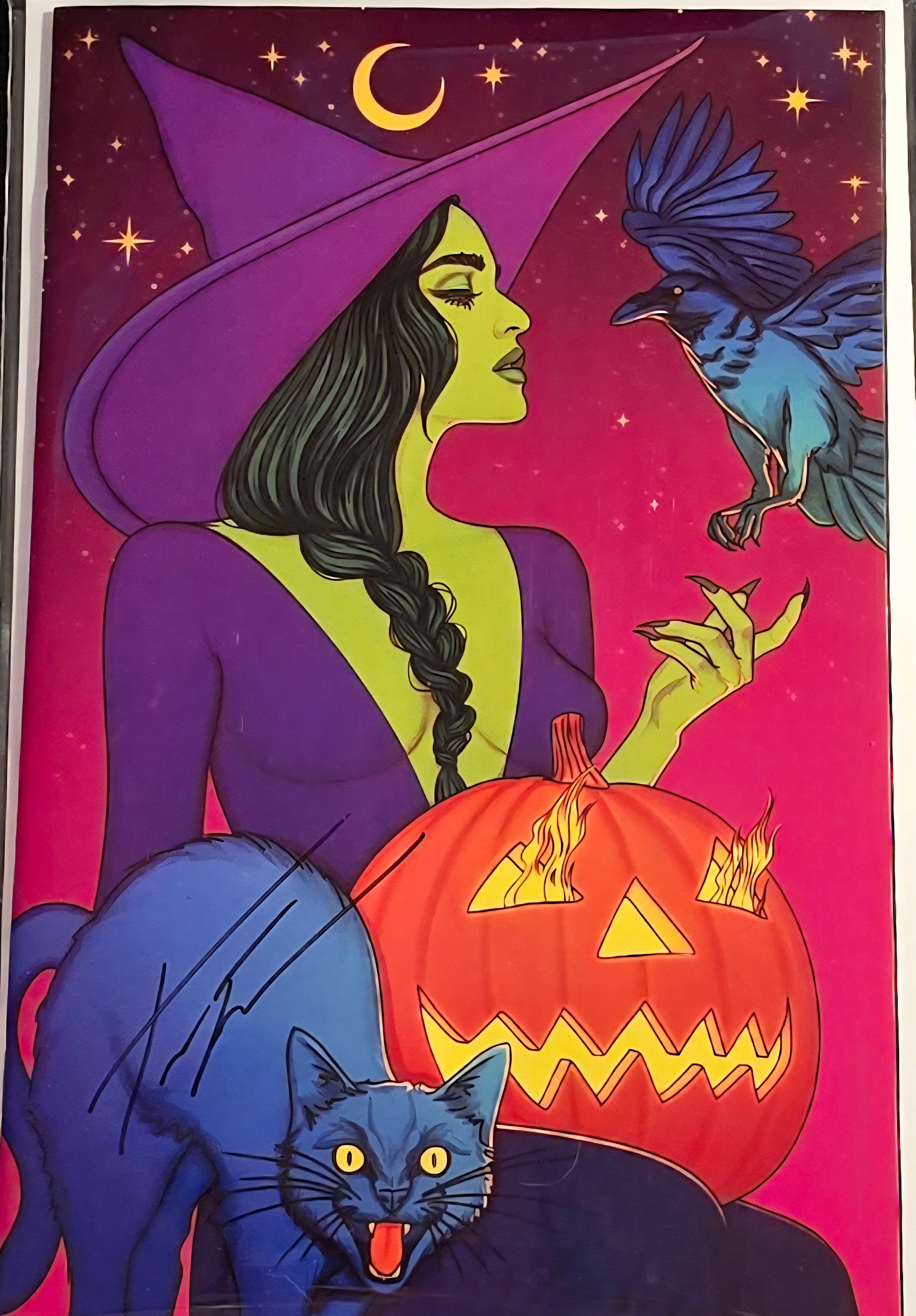 HELLO HALLOWEEN #1 JENNY FRISON GLOW IN THE DARK NYCC 2025