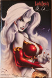 LADY DEATH JUDGMENT WAR/ ICON EDITIONS MIKE DEBALFO SIGNED BY BRIAN PULIDO