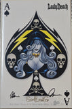 LADY DEATH MOMENTS #1 ACE OF SPADES TRADE & VIRGIN EDITIONS