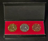 LADY DEATH COMMENMORATIVE CHALLANGE COINS SET OF 3