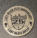 LADY DEATH COMMENMORATIVE CHALLANGE COINS SET OF 3