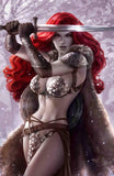 RED SONJA #1 SUN KHAMUNAKI COMIC CONNECTION VIRGIN EXCLUSIVE VF+