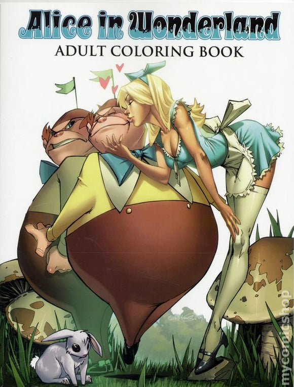 ALICE IN WONDERLAND ADULT COLORING BOOK 2016