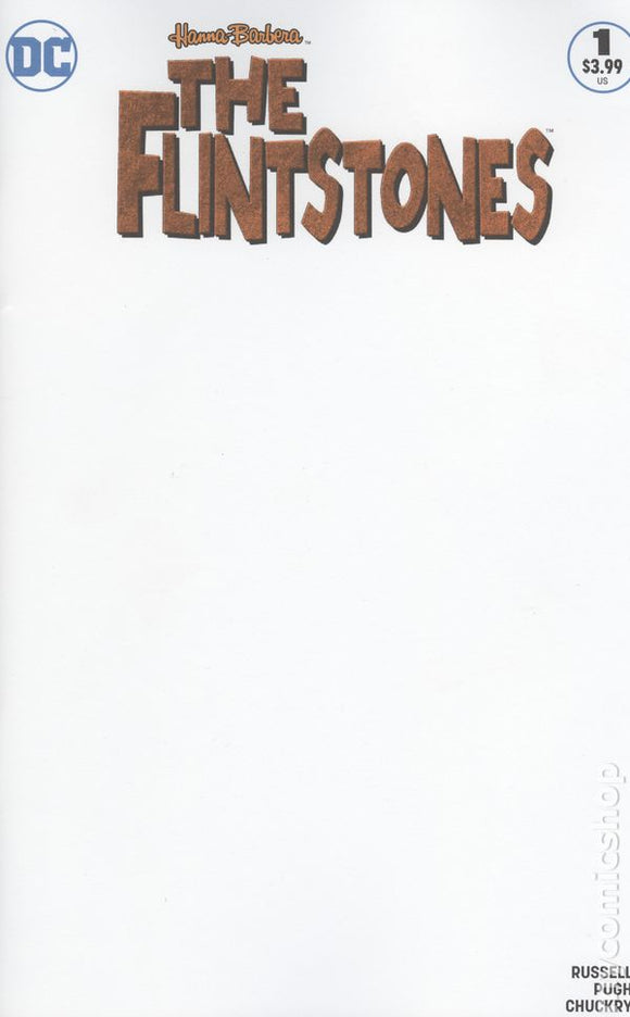 THE FLINSTONES #1 BLANK SKETCH COVER