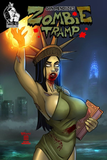 ZOMBIE TRAMP #58 NICE & RISQUE SET STATUE LIBERTY HOMAGE BILL MCKAY 2023 NYCC