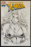 MIKE DEBALFO COMMISSION SPOTS AT NYCC PENCIL BUST ON A COMIC BLANK OR 9X12