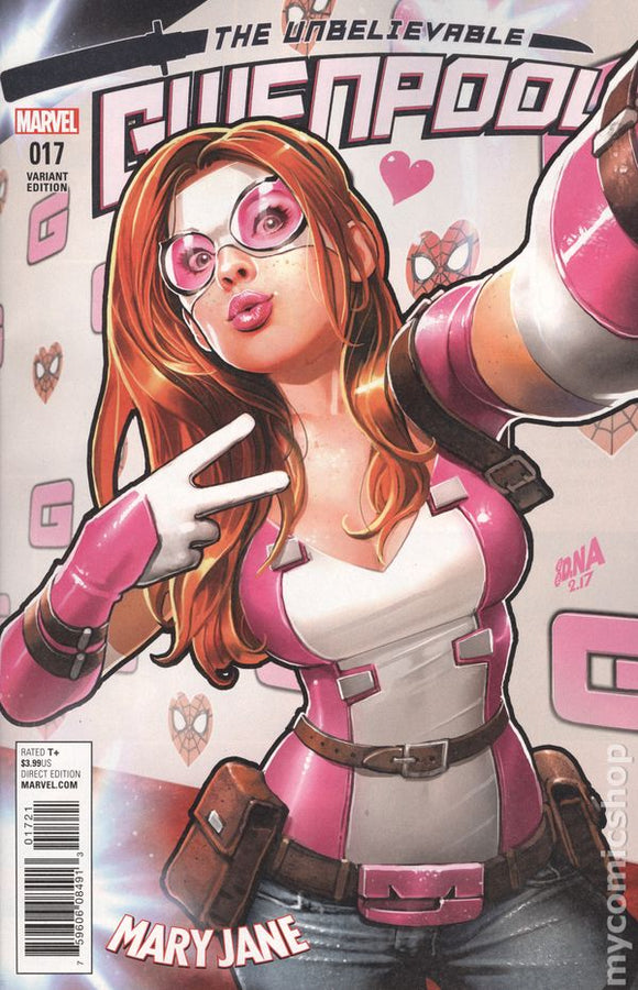 UNBELIEVABLE GWENPOOL #17 DAVID NAKAYAMA 2017