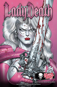 LADY DEATH #1 30TH ANNIVERSARY PINK METAL EDITION LTD 30 COPIES