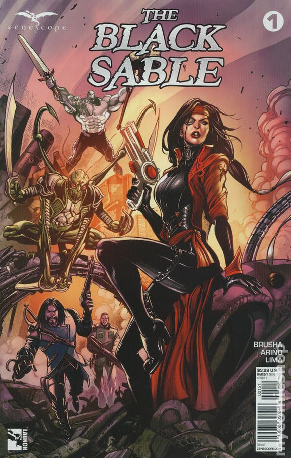 THE BLACK SABLE #1E ZENESCOPE 2017