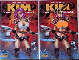 KIM THE DELUTIONAL #1 KICKSTARTER SET OF 2 ELIAS CHATZOUDIS LIMITED EXCLUSIVES