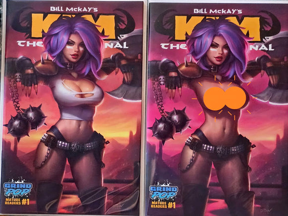 KIM THE DELUTIONAL #1 KICKSTARTER SET OF 2 SUN KHAMUNAKI LIMITED EXCLUSIVES