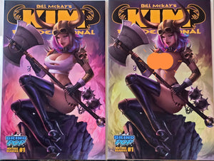 KIM THE DELUTIONAL #1 KICKSTARTER SET OF 2 SUN KHAMUNAKI LIMITED EXCLUSIVES