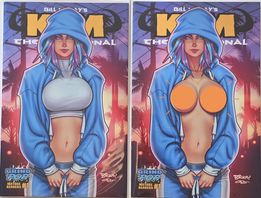 KIM THE DELUTIONAL #1 KICKSTARTER SET OF 2 BILL MCKAY 