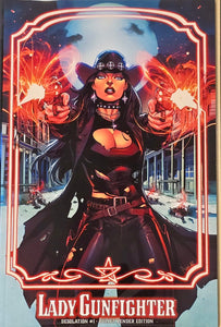 LADY GUNFIGHTER #1 BULLET BENDER EDITION ANTHONY SPRAY KICKSTARTER EXCLUSIVE