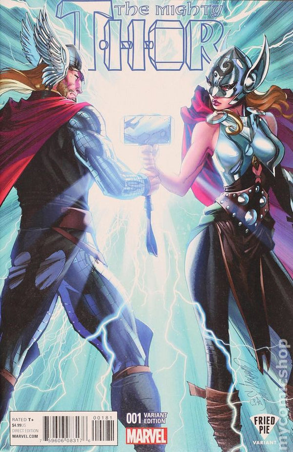 THE MIGHTY THOR #1 J SCOTT CAMPBELL FRIED PIE EXCLUSIVE