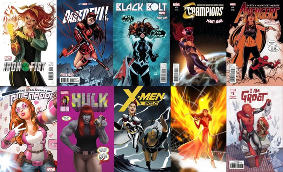 2017 MARY JANE COMPLETE COVER SET 22 TOTAL BOOKS! LESS THAN COVER PRICE: