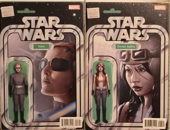 DARTH VADER #2 & #25 ACTION FIGURE VARIANT SET