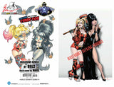 HARLEY QUINN X ELVIRA "Desperately Seeking Susan movie homage" LTD 450 TRADE BUZZ