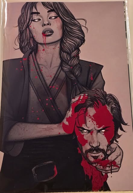 BRZKR:THE BLEEDING TIES JENNY FRISON RED SPOT FOIL NYCC 2025 EXCLUSIVE