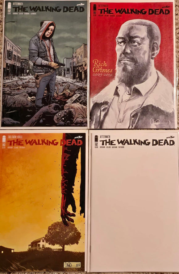 WALKING DEAD #192-193 FIRST PRINT COMPLETE SET OF 4