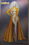 "MOCK UP" LADY DEATH SACRIFICIAL ANNIHILATION # 1 CHASE GOLD METAL EDITION RICHARD ORTIZ LTD 1-4 COPIES
