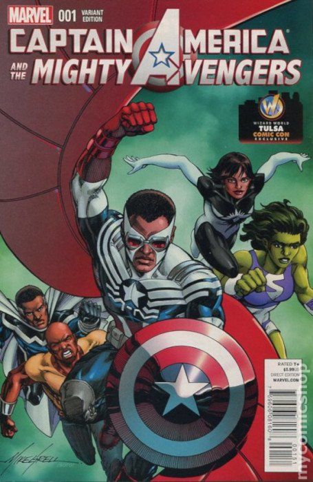 CAPTAIN AMERICA AND THE MIGHTY AVENGERS #1 TULSA WIZARD WORLD COMIC CON EXCLUSIVE