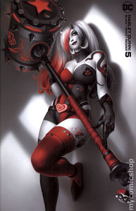 HARLEY QUINN BLACK WHITE REDDER #5 WARREN LOUW