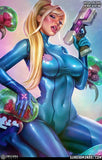 BECCA BOO #4 "SPACE CADET" GAME GIRLS SERIES SUN KHAMUNAKI LTD 10 VIRGIN ENHANCED HOLOFOILS