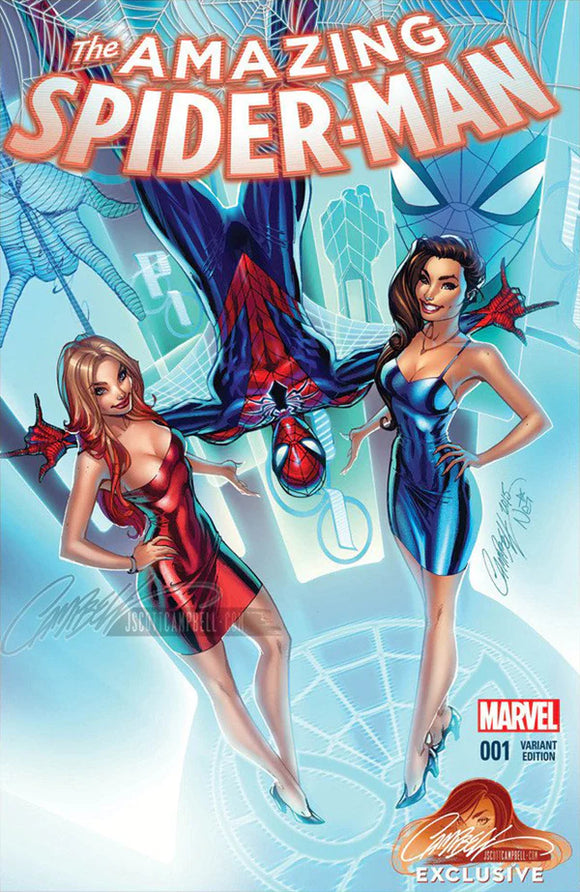 THE AMAZING SPIDERMAN #1 SIGNED BY J SCOTT CAMPBELL EXCLUSIVE
