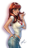 AMAZING SPIDERMAN #6 J SCOTT CAMPBELL MARY JANE ARTIST EXCLUSIVES