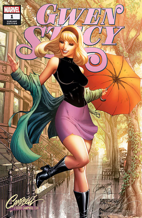 GWEN STACEY #1 BY J SCOTT CAMPBELL EXCLUSIVE