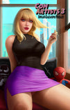 CON ARTISTS #3 "SEDUCING SPIDERS" GWEN STACEY COSPLAY SET SIDNEY AUGUSTO LTD 50 COPIES