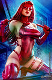 MURDER NUN #1 "RED DEVIL" SISTER SATAN HOLOFOIL COLLECTIBLES FOR APRIL SUN KHAMUNAKI LTD 15 COPIES
