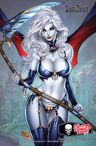 LADY DEATH LINGERIE #1 METAL EDITION MIKE DEBALFO LTD 50 COPIES