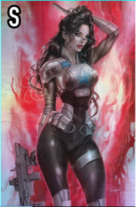 BARONESS VIRGIN RED FOIL NYCC 2025 EXCLUSIVE NATILIE SANDERS