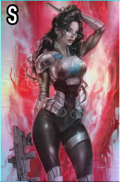 BARONESS VIRGIN RED FOIL NYCC 2025 EXCLUSIVE NATILIE SANDERS