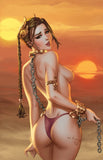 CON ARTISTS #3 EBAS "SLAVE LEIA" MAY 4TH CC HOLOFOIL & METAL STORE PROOFS LTD 5 COPIES